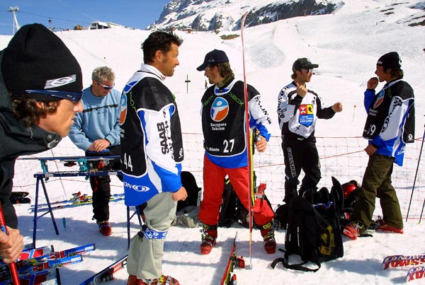 Le team Skiercross Salomon<br>photo Julien Kauffmann