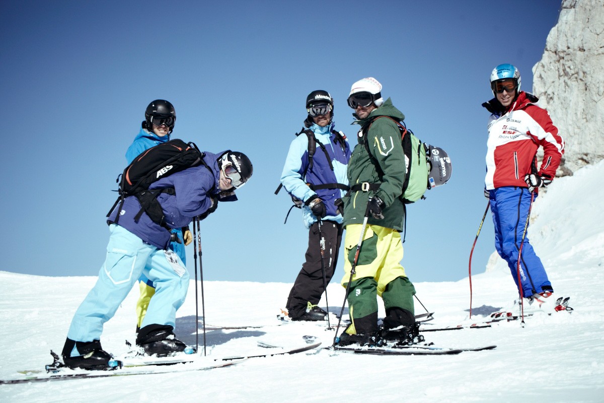 MUFFAT JEANDET VICTOR de l'équipe de france de ski alpin avec Bon app