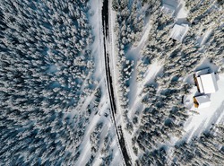 Flying over Montana