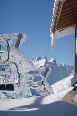 Vu sur les aiguilles d'Arves