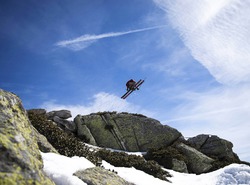 Saut de rocher