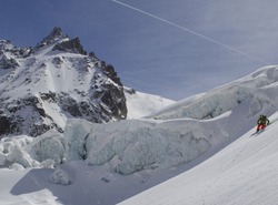 Séracs du glacier du Géant