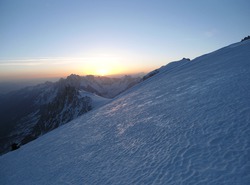 Montée au Mont-Blanc