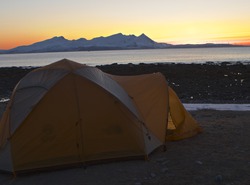 camping in Lyngen Norway