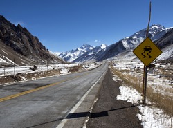 Sur la route de l'Aconcagua - Argentine