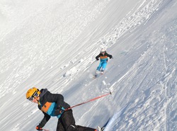 ski pente raide