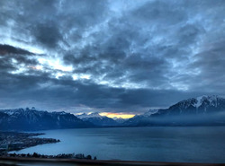 Lac Léman - Autoroute Suisse