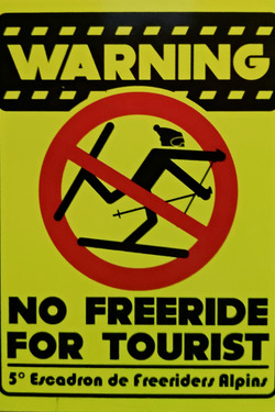 No freeride for tourist