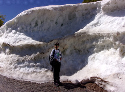 Une grosse plaque de neige à Super Besse