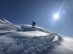 Ski de randonnée à l'Alpe d'Huez