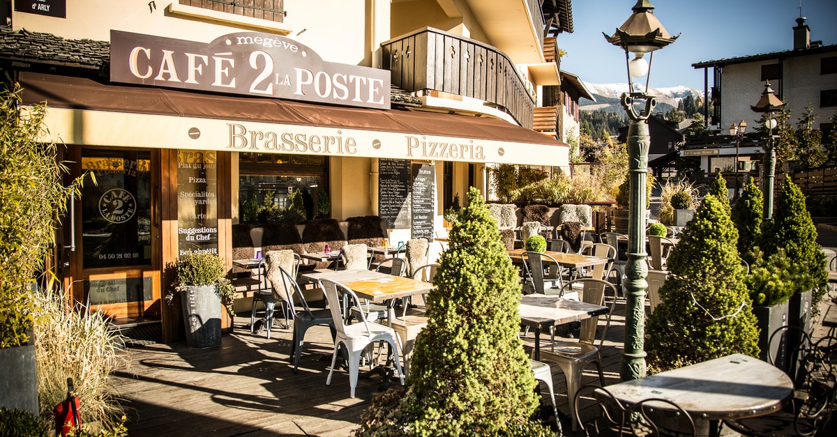 Restaurant Le Café 2 la Poste à Megève