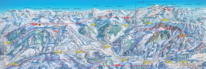 plan des pistes Gstaad