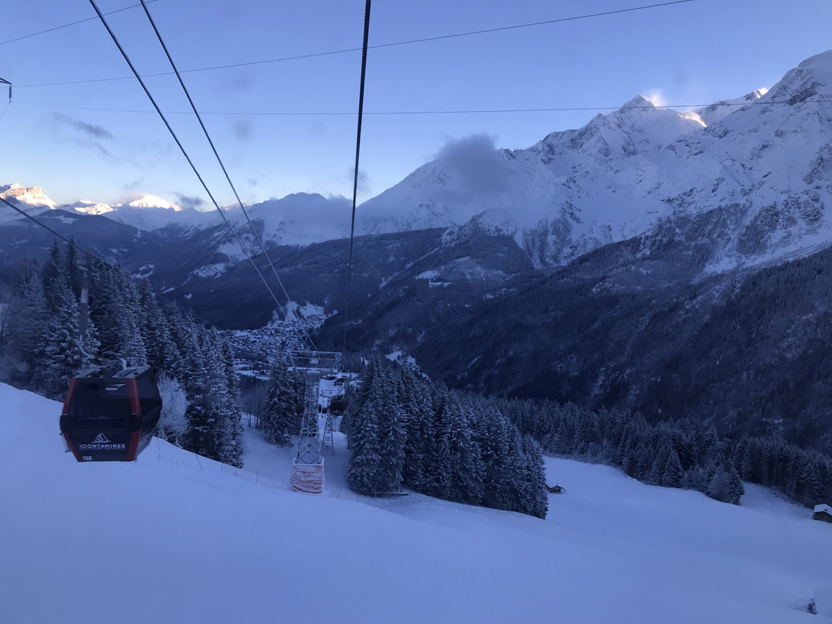 Les Contamines Montjoie jeudi 10 janvier 2019