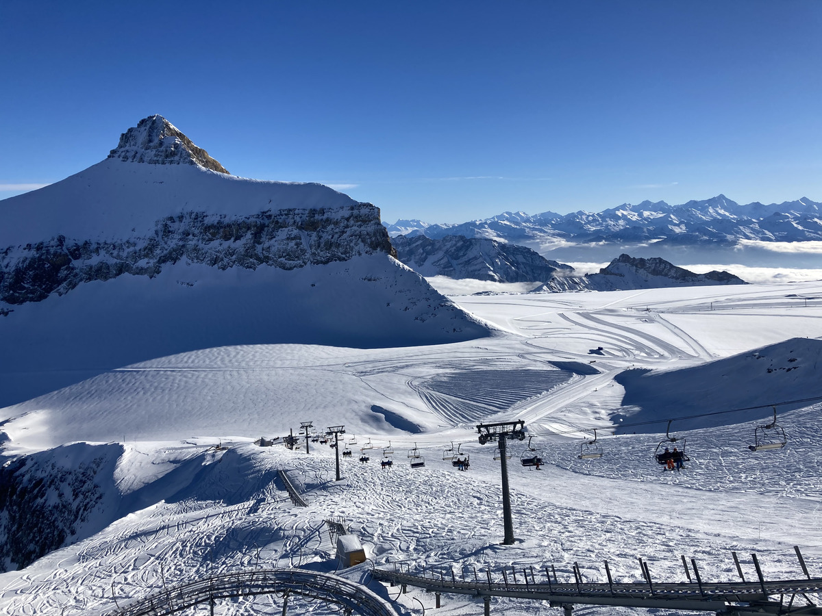 Les Diablerets - Glacier3000 Vendredi 4 Décembre 2020